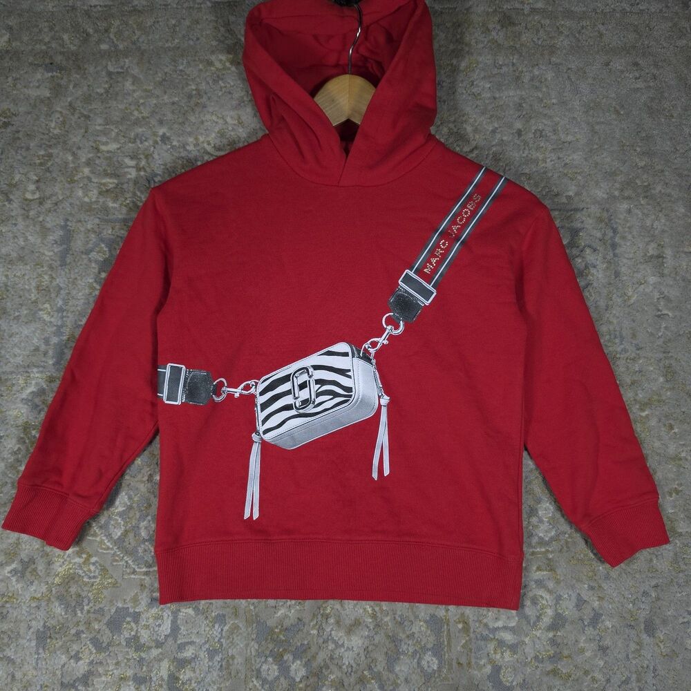 Marc Jacobs girls' cotton Blend sweater Size 8 Red Sweater